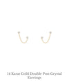 Gold filled and gold plated stud earrings (19 variations, suitable for children)