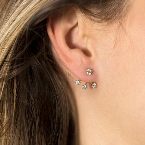 Front-back earrings