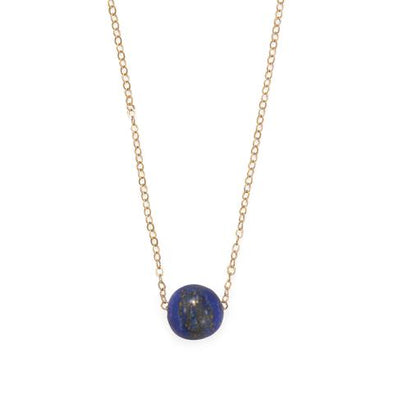 16" + 2" floating stone necklaces