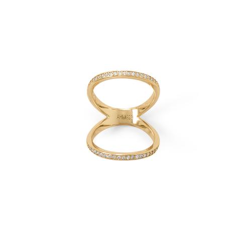 Toni double knuckle ring