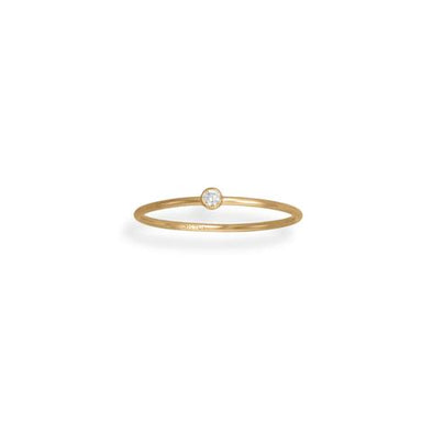 Dainty gold filled ring