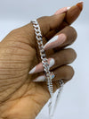 Pave curve, herringbone and wheat Italian sterling silver necklaces