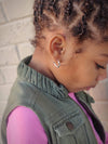 Baby/Child (Huggies) Sterling Silver 2.5mm Continuous Hoop Earrings (2 sizes available)