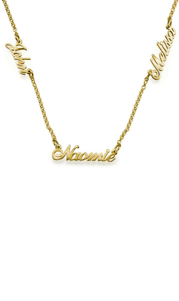 Multi-name necklace