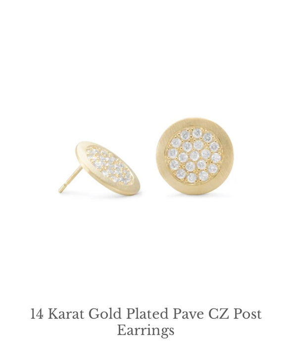 Gold filled and gold plated stud earrings (19 variations, suitable for children)