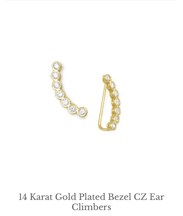 Gold filled and gold plated stud earrings (19 variations, suitable for children)