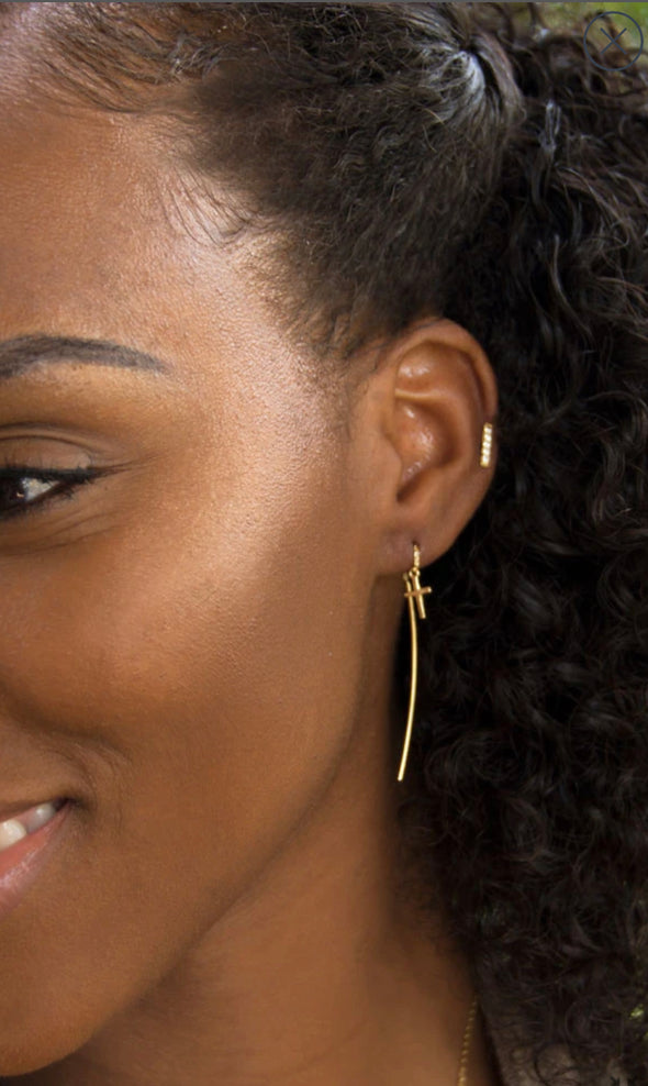 Gold filled and gold plated stud earrings (19 variations, suitable for children)