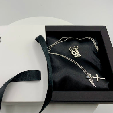 Psalm 91 sterling silver set