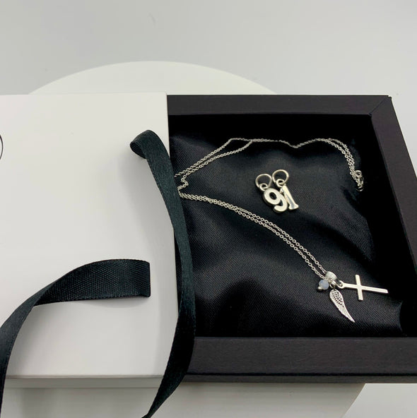 Psalm 91 sterling silver set