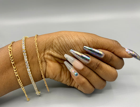 Figaro, tennis and rope bracelets