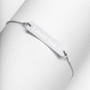 CUSTOMIZABLE Sterling Silver/24K Gold bar bracelet