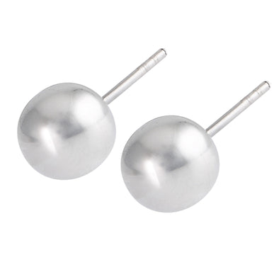 Sterling Silver Ball Studs (5 sizes available)