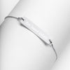 Run Toward Goliath Sterling Silver/24K Gold/18K Rose Gold Bar Chain Necklace