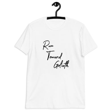 Run Toward Goliath Short-Sleeve Unisex T-Shirt