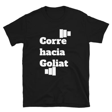 Run Toward Goliath tee (Spanish)