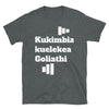 Run Toward Goliath tee (Swahili)
