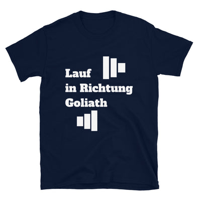 Run Toward Goliath tee (German)