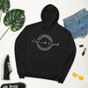 Stand on the Impossible Unisex fleece hoodie in black and Kelly green